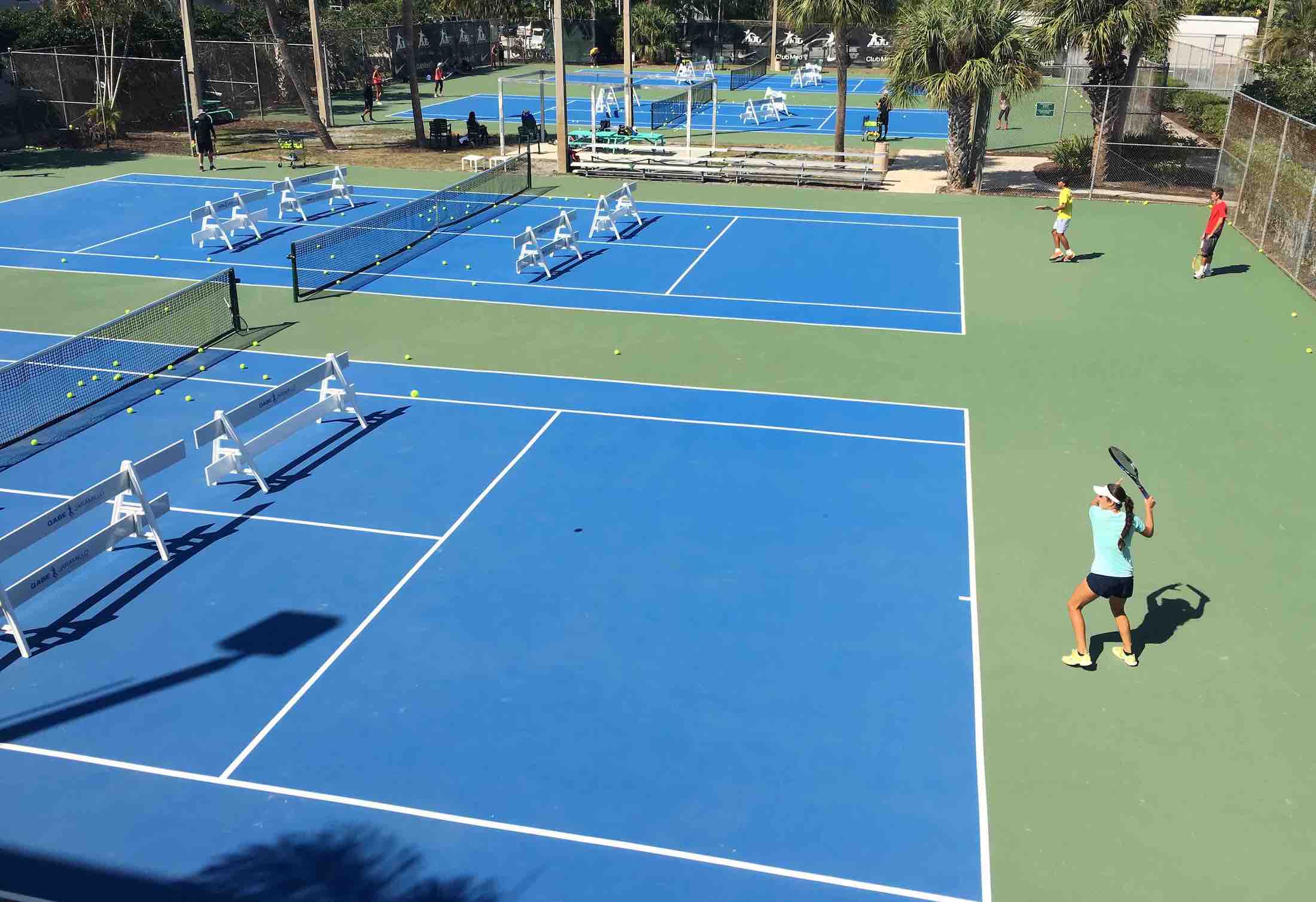 Florida Tennis Camp Environment