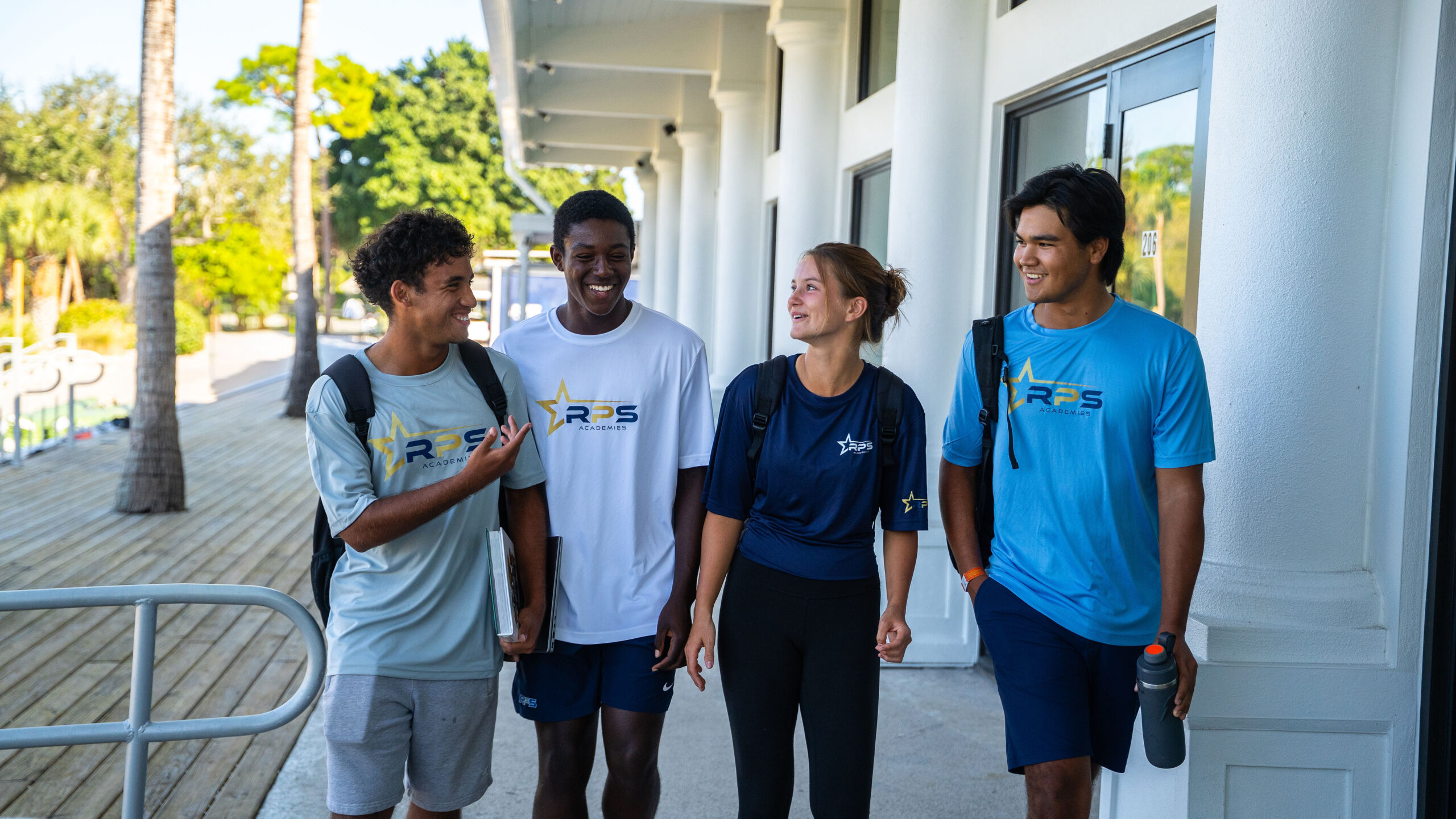 Family Walking Campus